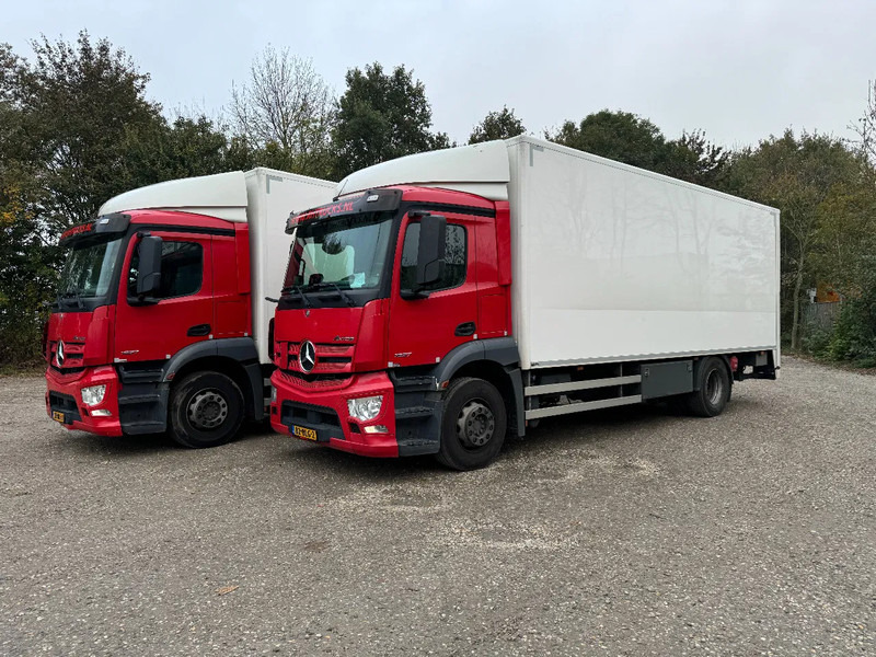 Mercedes-Benz Antos 1927 4X2 4 UNITS TÜV TILL 08-2025 EURO 6 DHOLLANDIA LIFT - Camión caja cerrada: foto 1 Mercedes-Benz Antos 1927 4X2 4 UNITS TÜV TILL 08-2025 EURO 6 DHOLLANDIA LIFT - Camión caja cerrada: foto 1
