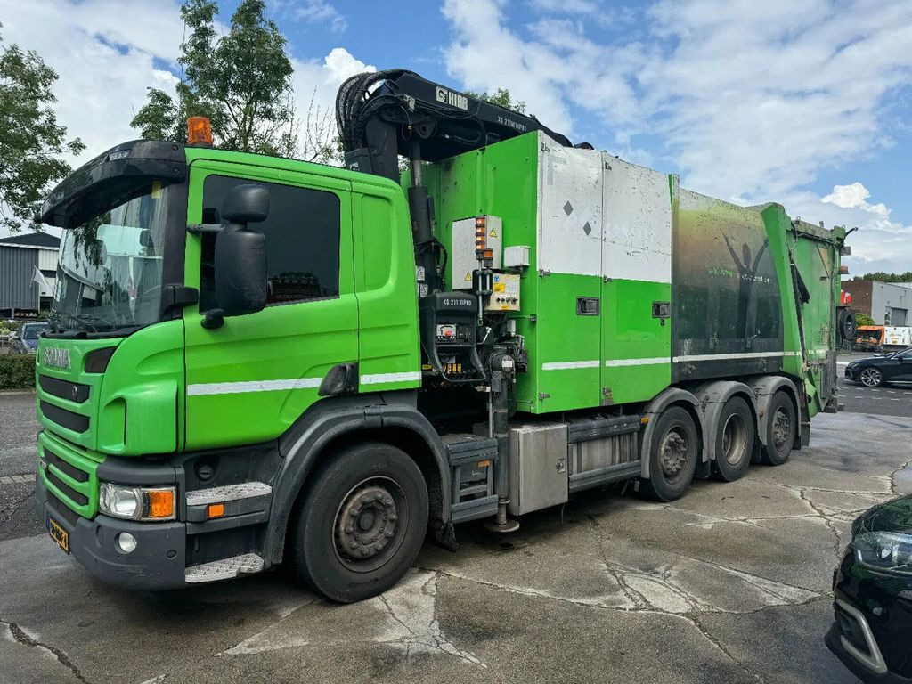 Scania P360 8X2 - HIAB 211BW-3 + FAUN VARIOPRESS - ONLY - Camión grúa, Camión de basura: foto 3 Scania P360 8X2 - HIAB 211BW-3 + FAUN VARIOPRESS - ONLY - Camión grúa, Camión de basura: foto 3