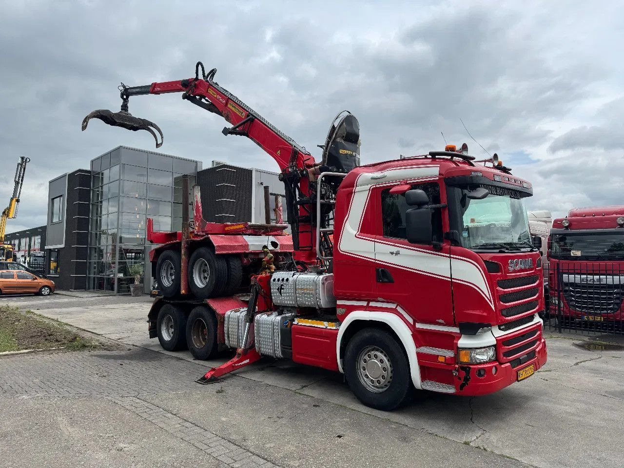 Scania R580 6X4 EPSILON S270L88 2 AXLE HANGER - Camión forestal: foto 1 Scania R580 6X4 EPSILON S270L88 2 AXLE HANGER - Camión forestal: foto 1