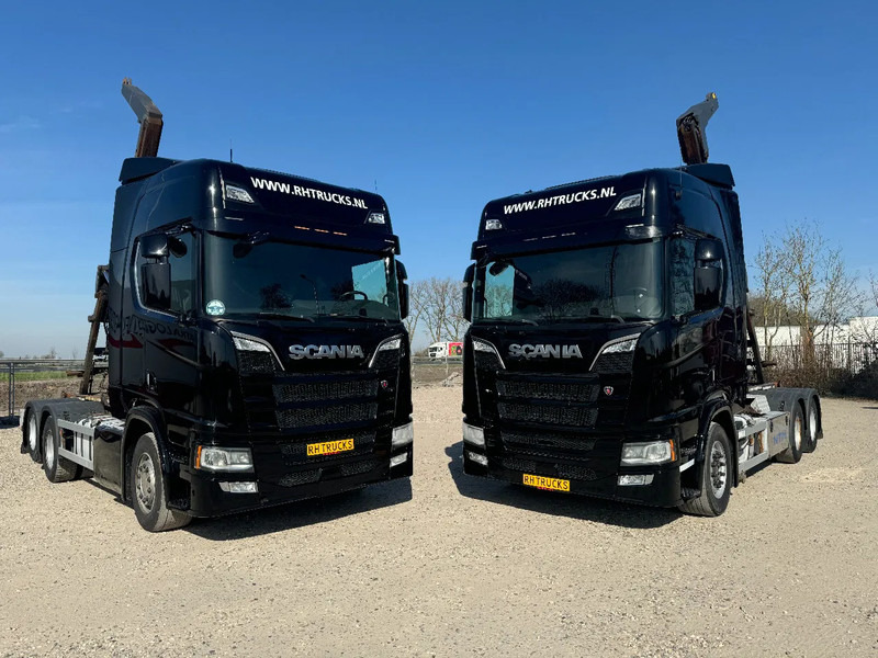 Scania R580 V8 6X2 VDL HOOK 20T RETARDER EURO 6 2 UNITS - Multibasculante camión: foto 1 Scania R580 V8 6X2 VDL HOOK 20T RETARDER EURO 6 2 UNITS - Multibasculante camión: foto 1