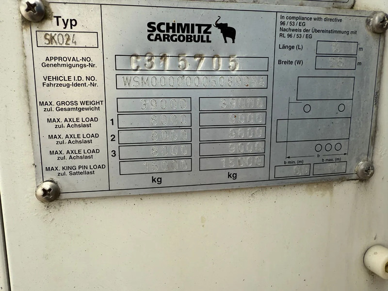 Schmitz Cargobull Schmitz Cargobull PRICES FROM €6950 TO €8950,- 40 X CARRIER 1850 MT D/E SAF AXELS - Frigorífico semirremolque: foto 2 Schmitz Cargobull Schmitz Cargobull PRICES FROM €6950 TO €8950,- 40 X CARRIER 1850 MT D/E SAF AXELS - Frigorífico semirremolque: foto 2