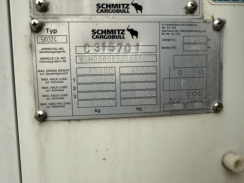 Schmitz Cargobull Schmitz Cargobull PRICES FROM €6950 TO €8950,- 40 X CARRIER 1850 MT D/E SAF AXELS - Frigorífico semirremolque: foto 3 Schmitz Cargobull Schmitz Cargobull PRICES FROM €6950 TO €8950,- 40 X CARRIER 1850 MT D/E SAF AXELS - Frigorífico semirremolque: foto 3