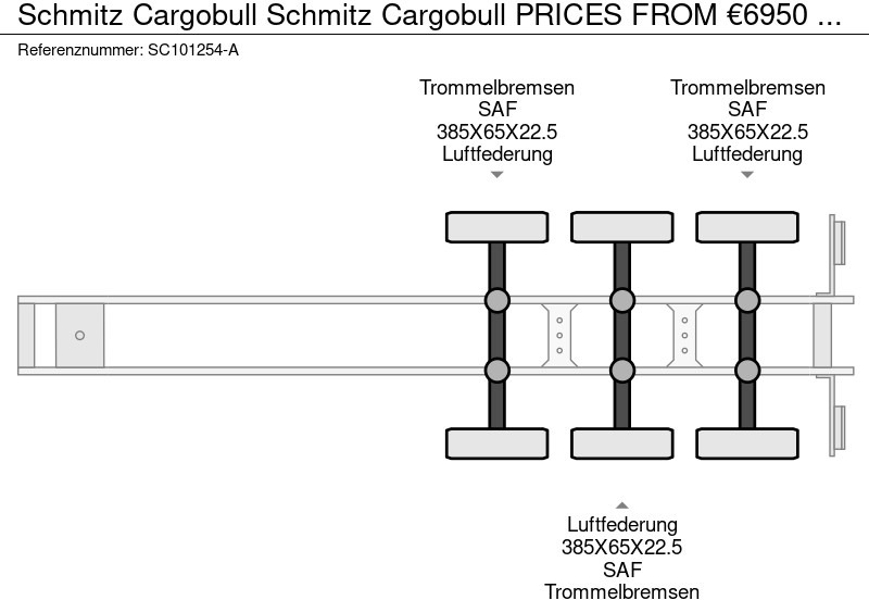 Schmitz Cargobull Schmitz Cargobull PRICES FROM €6950 TO €8950,- 40 X CARRIER 1850 MT D/E SAF AXELS - Frigorífico semirremolque: foto 4 Schmitz Cargobull Schmitz Cargobull PRICES FROM €6950 TO €8950,- 40 X CARRIER 1850 MT D/E SAF AXELS - Frigorífico semirremolque: foto 4