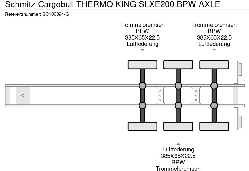 Frigorífico semirremolque Schmitz Cargobull THERMO KING SLXE200 BPW AXLE: foto 19