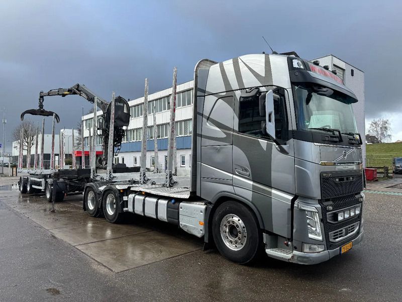 Volvo FH 500 6X4 KESLA 2110ZT CRANE + GS MEPPEL HANGER TÜV TILL 01-2027 - Camión forestal, Camión grúa: foto 2 Volvo FH 500 6X4 KESLA 2110ZT CRANE + GS MEPPEL HANGER TÜV TILL 01-2027 - Camión forestal, Camión grúa: foto 2