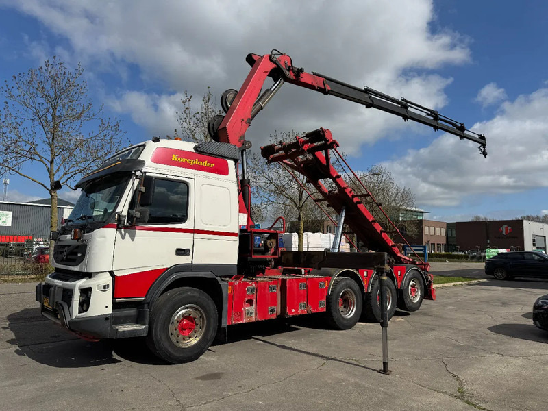 Volvo FMX 500 8X4 - EURO 5 + HMF 2420-K5 + REMOTE + CABLELIFT TIPPER - Camión con equipo de cable, Camión grúa: foto 1 Volvo FMX 500 8X4 - EURO 5 + HMF 2420-K5 + REMOTE + CABLELIFT TIPPER - Camión con equipo de cable, Camión grúa: foto 1