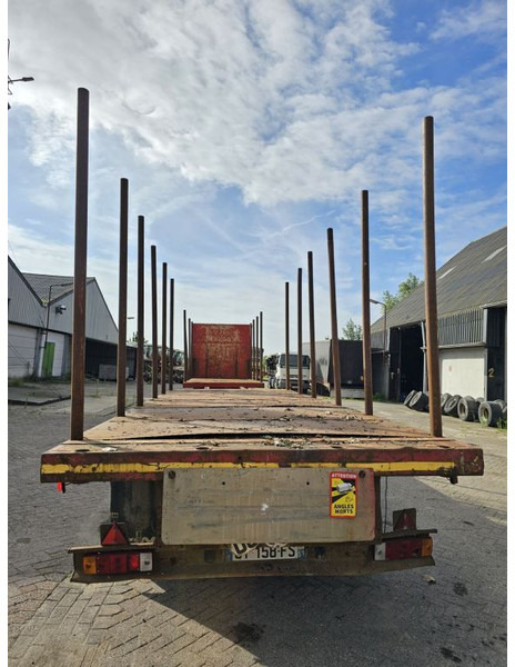 Semirremolque plataforma/ Caja abierta Trax 3 Meter extendable - MAX 15.5 meter long: foto 7