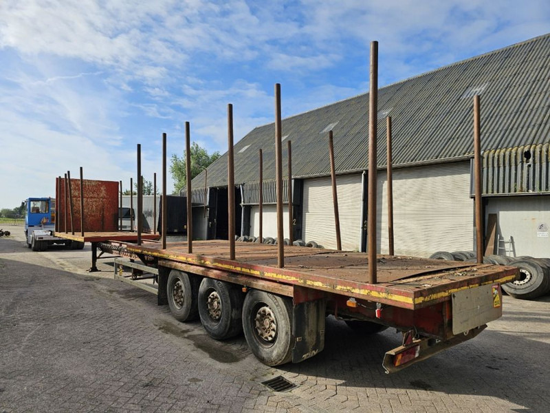 Semirremolque plataforma/ Caja abierta Trax 3 Meter extendable - MAX 15.5 meter long: foto 8