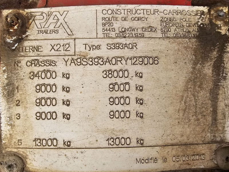 Semirremolque plataforma/ Caja abierta Trax 3 Meter extendable - MAX 15.5 meter long: foto 16