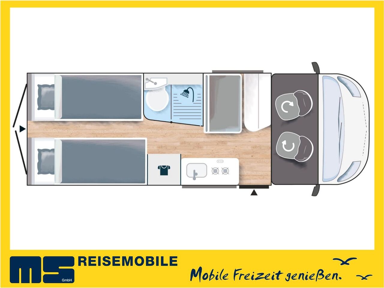Chausson V697 FIRST LINE / - 2025- / 140PS / EINZELBETTEN - Cámper: foto 2 Chausson V697 FIRST LINE / - 2025- / 140PS / EINZELBETTEN - Cámper: foto 2