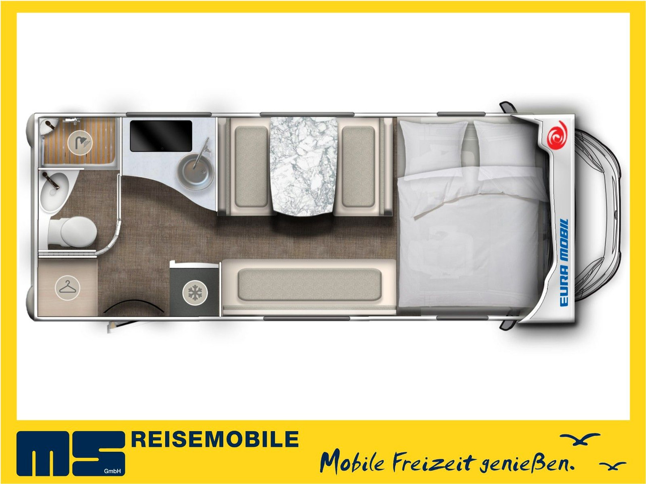 Eura Mobil ACTIVA ONE 630 LS / -2025- / 140PS / RAUMWUNDER - Autocaravana capuchina: foto 2 Eura Mobil ACTIVA ONE 630 LS / -2025- / 140PS / RAUMWUNDER - Autocaravana capuchina: foto 2