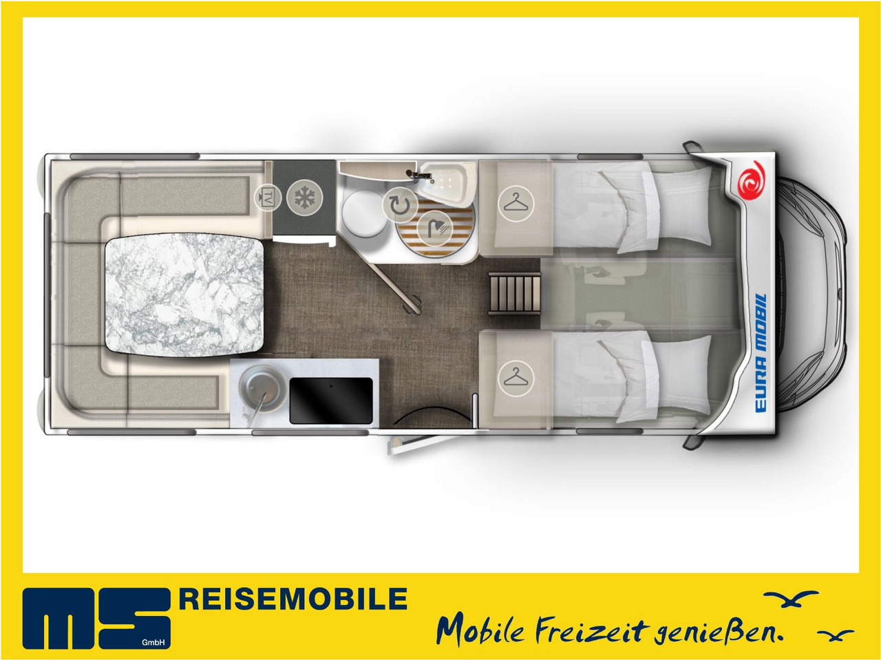 Eura Mobil ACTIVA ONE 650 HS /MODELL 2025/ HECKSITZGRUPPE - Autocaravana capuchina: foto 2 Eura Mobil ACTIVA ONE 650 HS /MODELL 2025/ HECKSITZGRUPPE - Autocaravana capuchina: foto 2