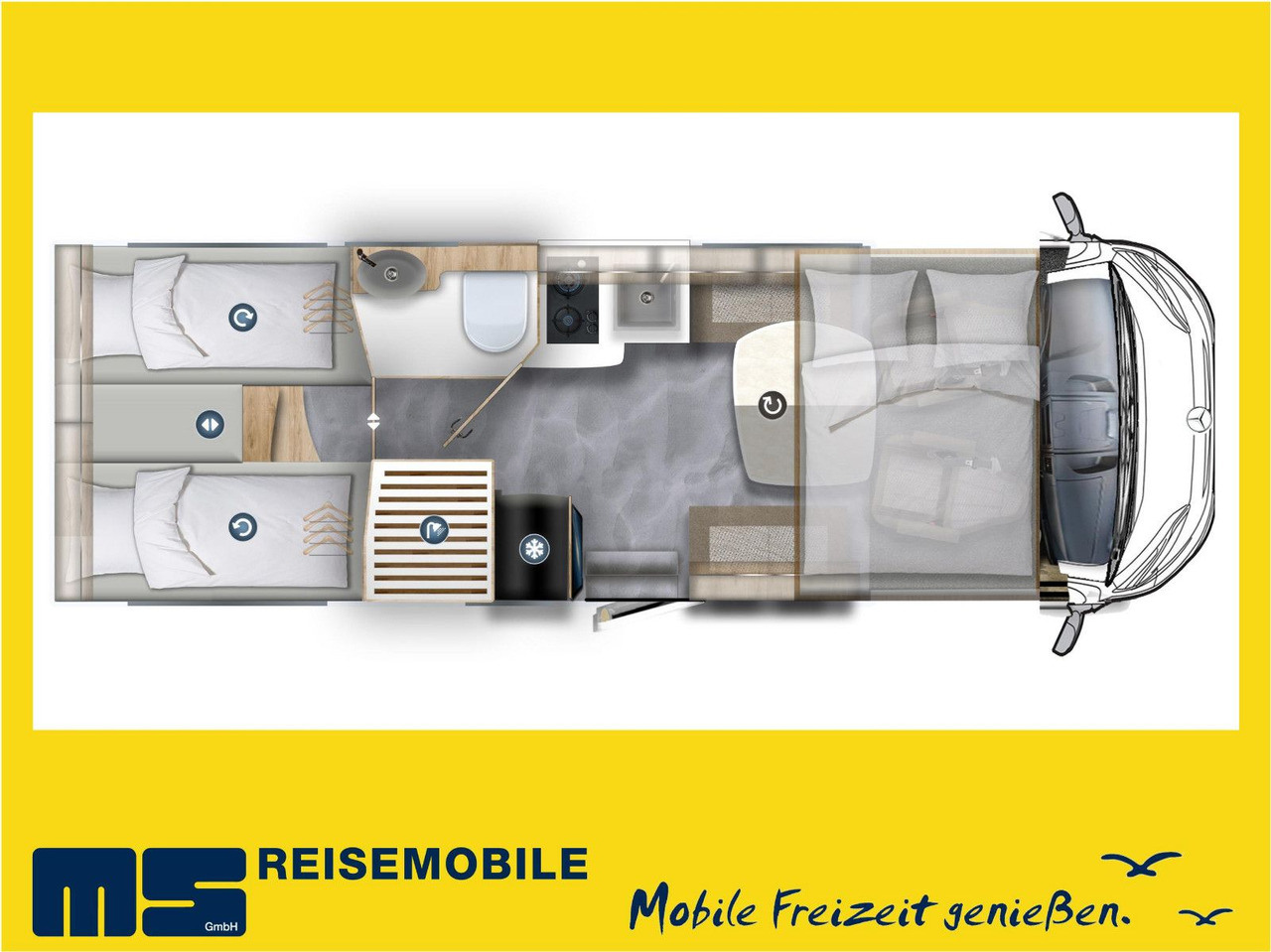 Eura Mobil INTEGRA LINE GT 726 EF / MB 170PS-9G / MOD.2026 - Autocaravana integral: foto 2 Eura Mobil INTEGRA LINE GT 726 EF / MB 170PS-9G / MOD.2026 - Autocaravana integral: foto 2