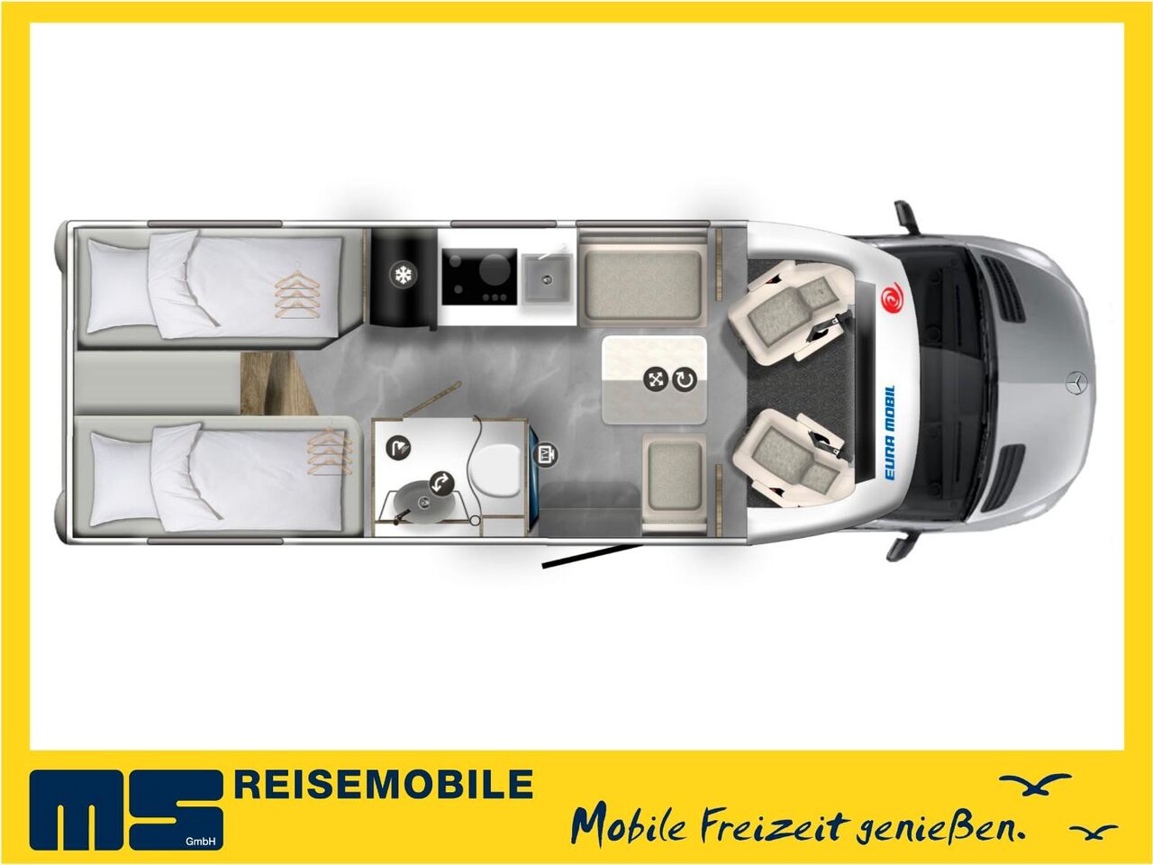 Eura Mobil XTURA 686 EF / -2027-/ 4x4-ALLRAD / EINZELBETTEN - Autocaravana perfilada: foto 2 Eura Mobil XTURA 686 EF / -2027-/ 4x4-ALLRAD / EINZELBETTEN - Autocaravana perfilada: foto 2