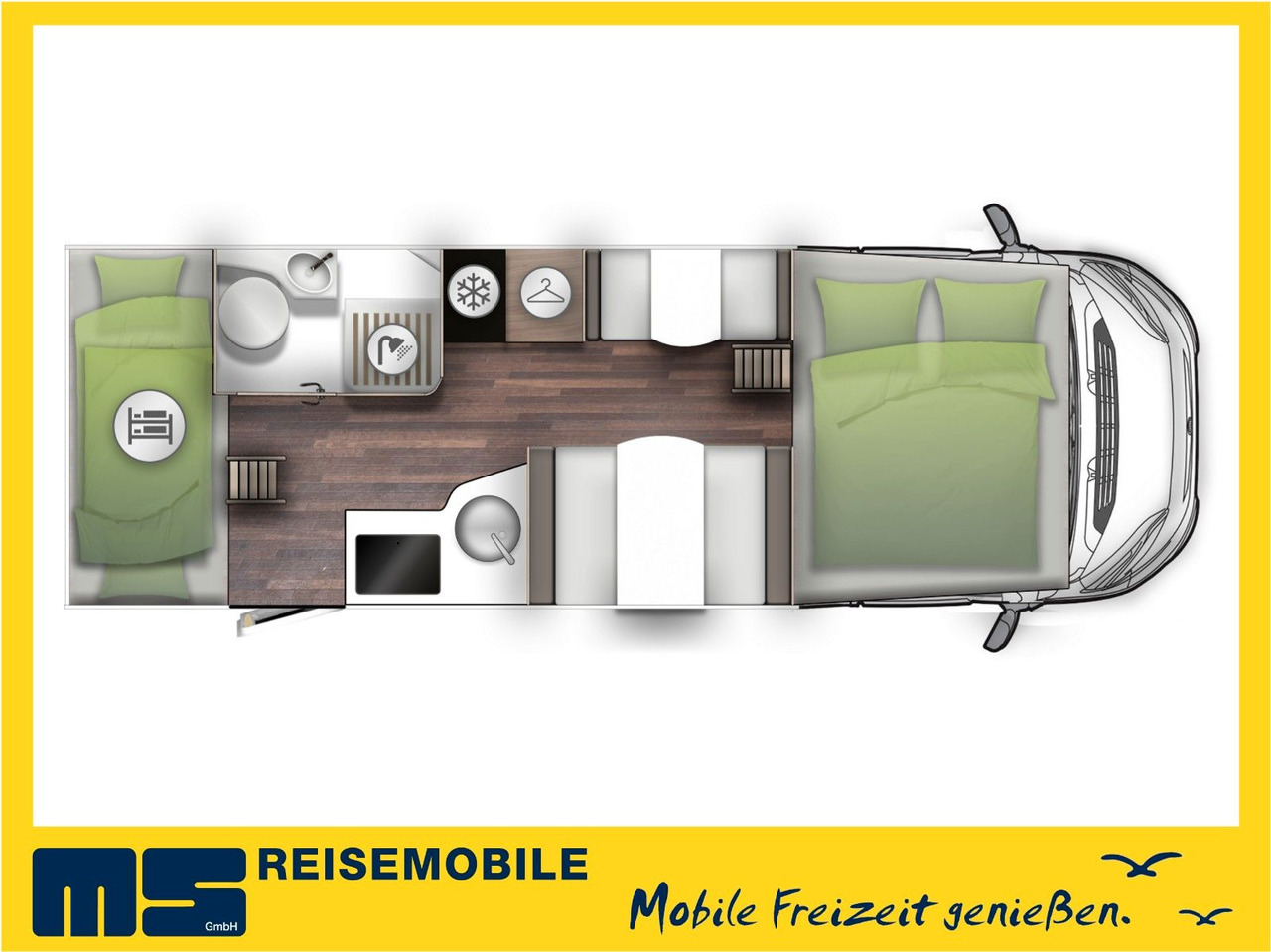 Forster A 699 VB / Modell 2025 / 140PS  / AUTOMATIK - Autocaravana capuchina: foto 2 Forster A 699 VB / Modell 2025 / 140PS  / AUTOMATIK - Autocaravana capuchina: foto 2