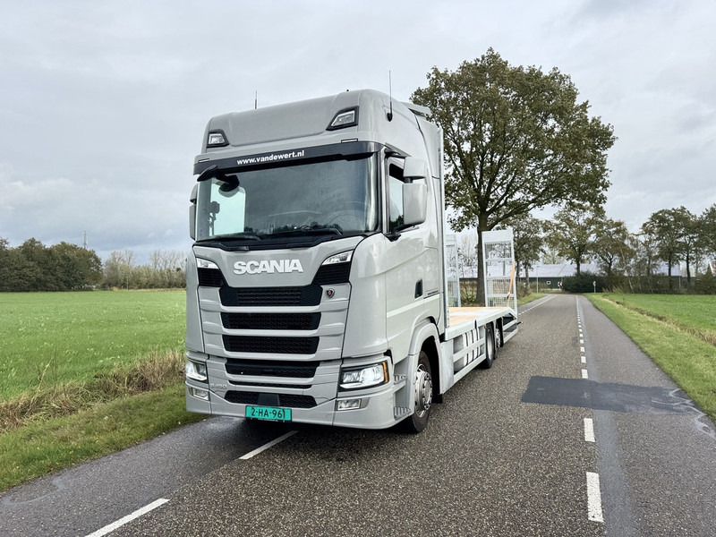 Scania S450 NGS 6X2 Machine Transporter / Oprij Vrachtwagen Euro 6 Automaat - Full Air - 2019 - APK 11-26 - Portavehículos camión: foto 2 Scania S450 NGS 6X2 Machine Transporter / Oprij Vrachtwagen Euro 6 Automaat - Full Air - 2019 - APK 11-26 - Portavehículos camión: foto 2