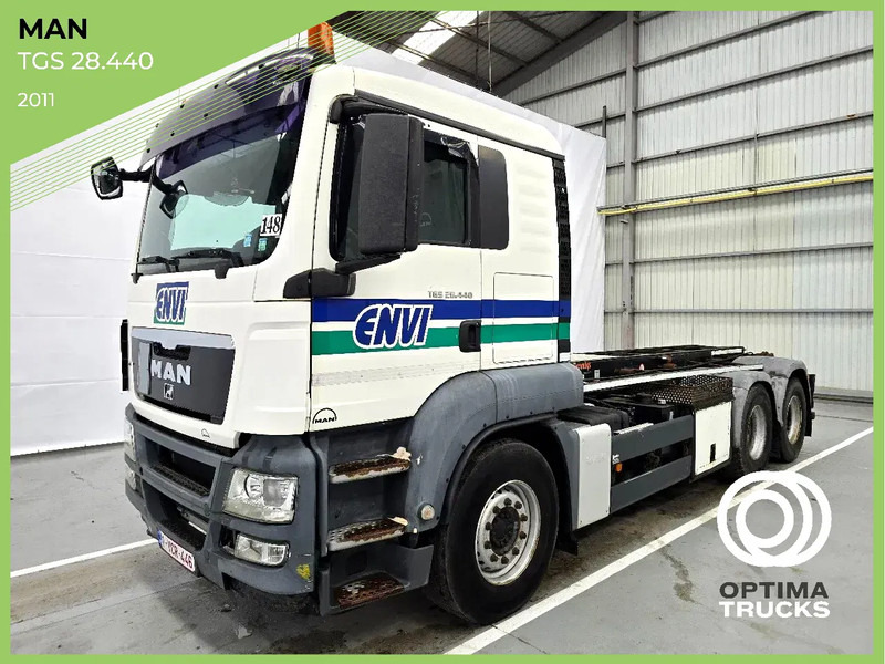 MAN TGS 28.440 6x2 / EURO 5 / AIRCO / LIFTAS / 10 roues - 10 tyres - Chasis camión: foto 1 MAN TGS 28.440 6x2 / EURO 5 / AIRCO / LIFTAS / 10 roues - 10 tyres - Chasis camión: foto 1