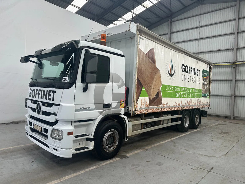 Mercedes-Benz Actros 2636 RETARDER / 283568 km / 6x2 / EURO 5 / ADR / MP3 - Camión lona: foto 1 Mercedes-Benz Actros 2636 RETARDER / 283568 km / 6x2 / EURO 5 / ADR / MP3 - Camión lona: foto 1