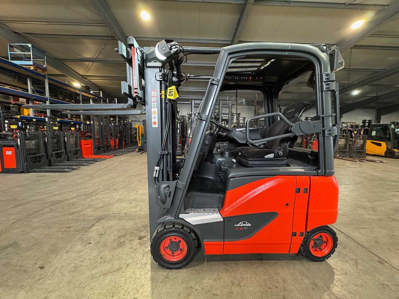 2019 S+UVV 02/2027 LINDE E16PH-02 EVO 1.600KG DUPLEX FREE LIFT 4X TIRES NEW ELECTRIC FORKLIFT FORKLIFT 5.758 HOURS - Carretilla elevadora: foto 1 2019 S+UVV 02/2027 LINDE E16PH-02 EVO 1.600KG DUPLEX FREE LIFT 4X TIRES NEW ELECTRIC FORKLIFT FORKLIFT 5.758 HOURS - Carretilla elevadora: foto 1