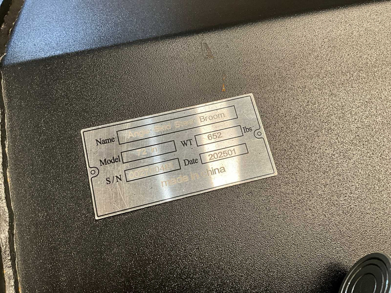 2025 72 INCH BROOM/SWEEPER FOR SKID STEER LOADER - Minicargadora de cadenas: foto 5 2025 72 INCH BROOM/SWEEPER FOR SKID STEER LOADER - Minicargadora de cadenas: foto 5