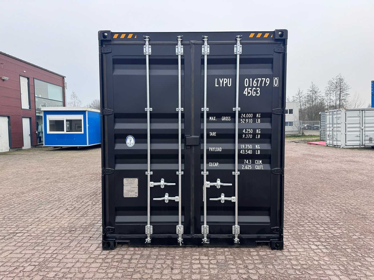 Contenedor marítimo 40ft High Cube shipping container with 3 side doors: foto 10