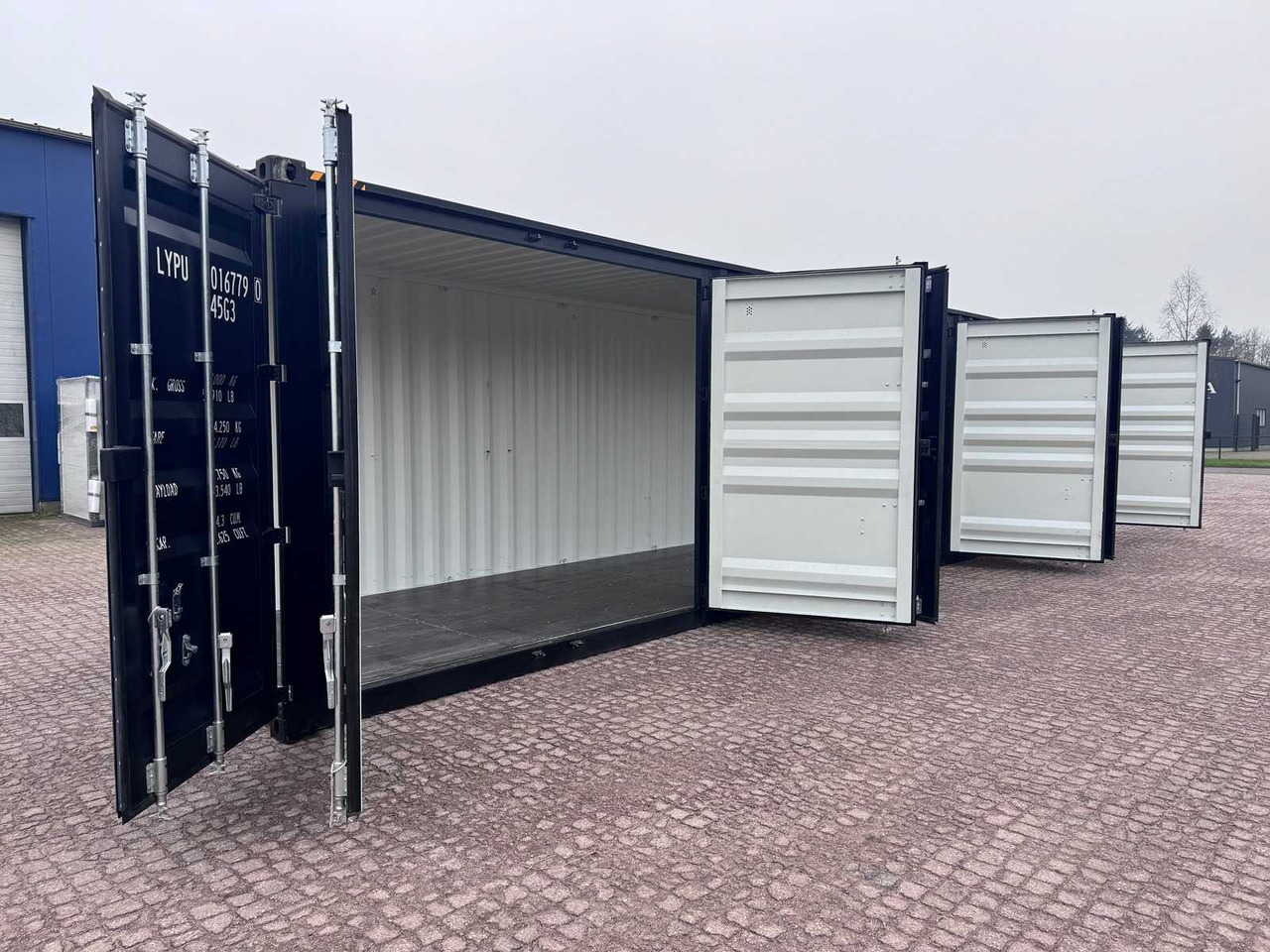 Contenedor marítimo 40ft High Cube shipping container with 3 side doors: foto 13