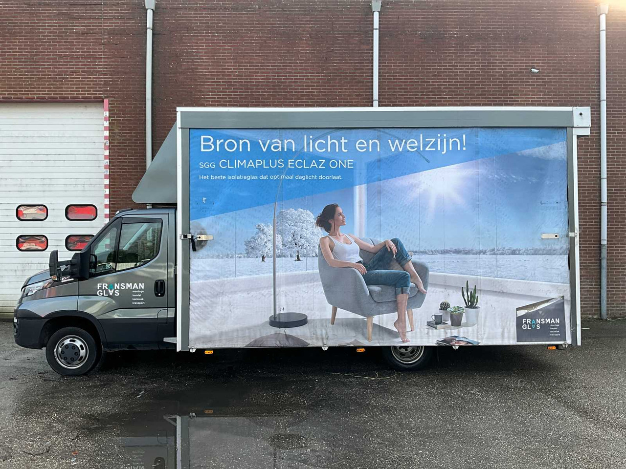 IVECO 50-C17 GLASS TRUCK WITH WORKSHOP EQUIPMENT AND GLASS RACKS (ELECTRICALLY LOCKABLE) 185996KM YEAR OF MANUFACTURE: 2016, 34-BHD-8 - Camión: foto 2 IVECO 50-C17 GLASS TRUCK WITH WORKSHOP EQUIPMENT AND GLASS RACKS (ELECTRICALLY LOCKABLE) 185996KM YEAR OF MANUFACTURE: 2016, 34-BHD-8 - Camión: foto 2