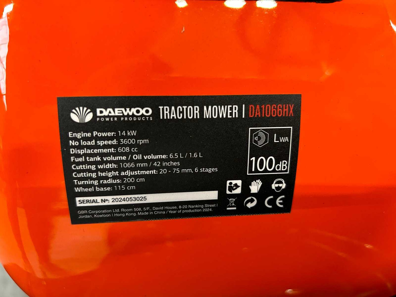 Cortacésped Daewoo DA1066HX: foto 26