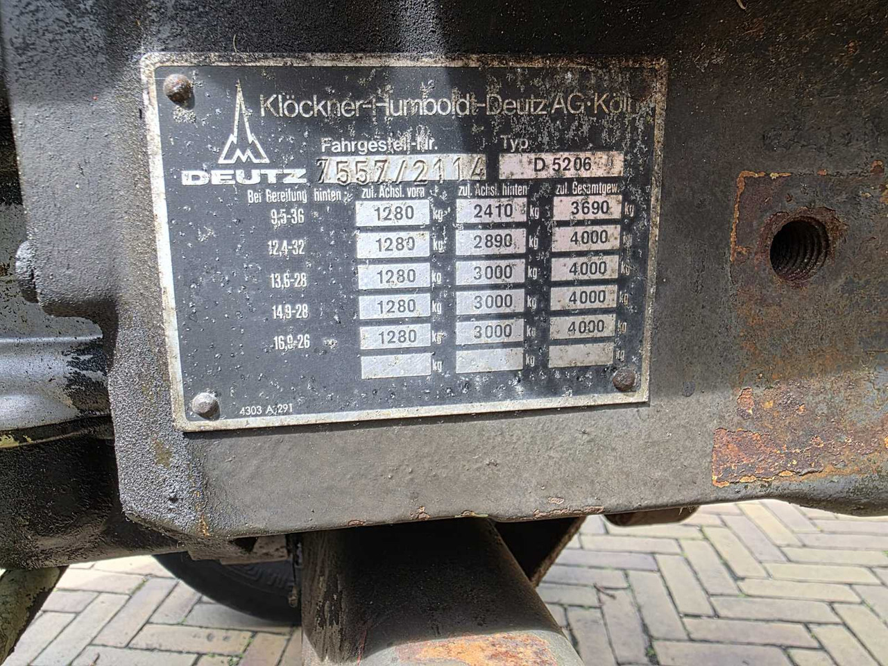 Tractor Deutz 5206: foto 20