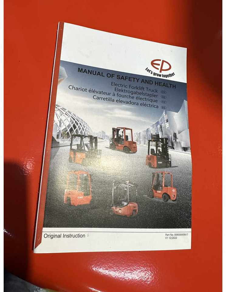 Carretilla elevadora EP - EFL 252 X - FORK POSITIONER, SIDESHIFT, TRIPLEX, FORKLIFT 2025: foto 17