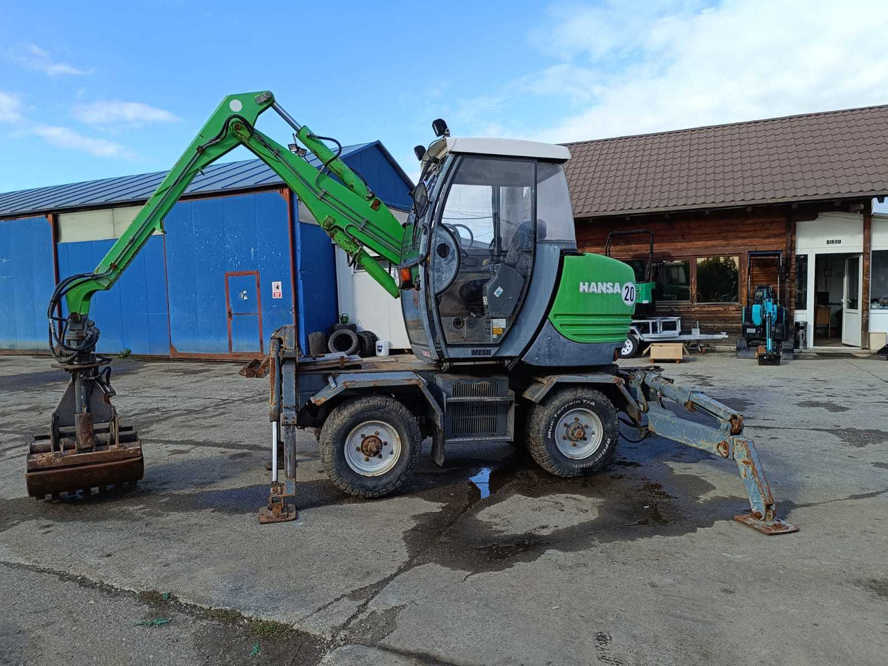 HANSA MASCHINENBAU - APZ 531 - WHEELED EXCAVATOR - 2003 - Excavadora de ruedas: foto 1 HANSA MASCHINENBAU - APZ 531 - WHEELED EXCAVATOR - 2003 - Excavadora de ruedas: foto 1