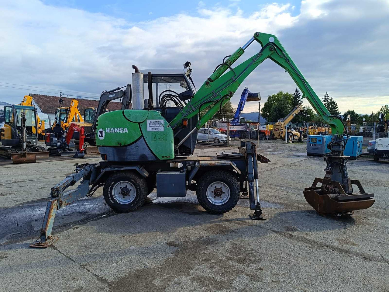 HANSA MASCHINENBAU - APZ 531 - WHEELED EXCAVATOR - 2003 - Excavadora de ruedas: foto 3 HANSA MASCHINENBAU - APZ 531 - WHEELED EXCAVATOR - 2003 - Excavadora de ruedas: foto 3