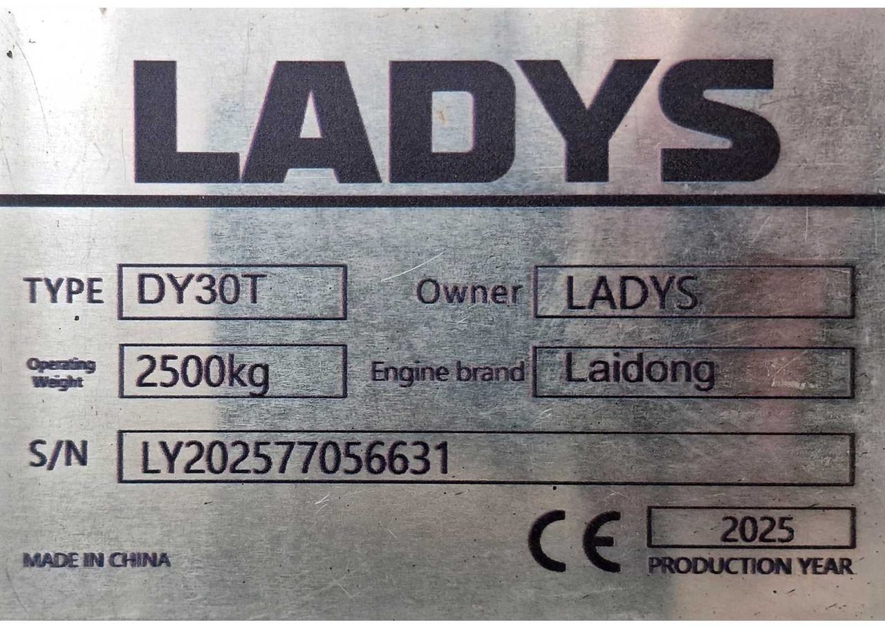 LADYS - 2025 - DY30 - MINI EXCAVATOR - Miniexcavadora: foto 4 LADYS - 2025 - DY30 - MINI EXCAVATOR - Miniexcavadora: foto 4