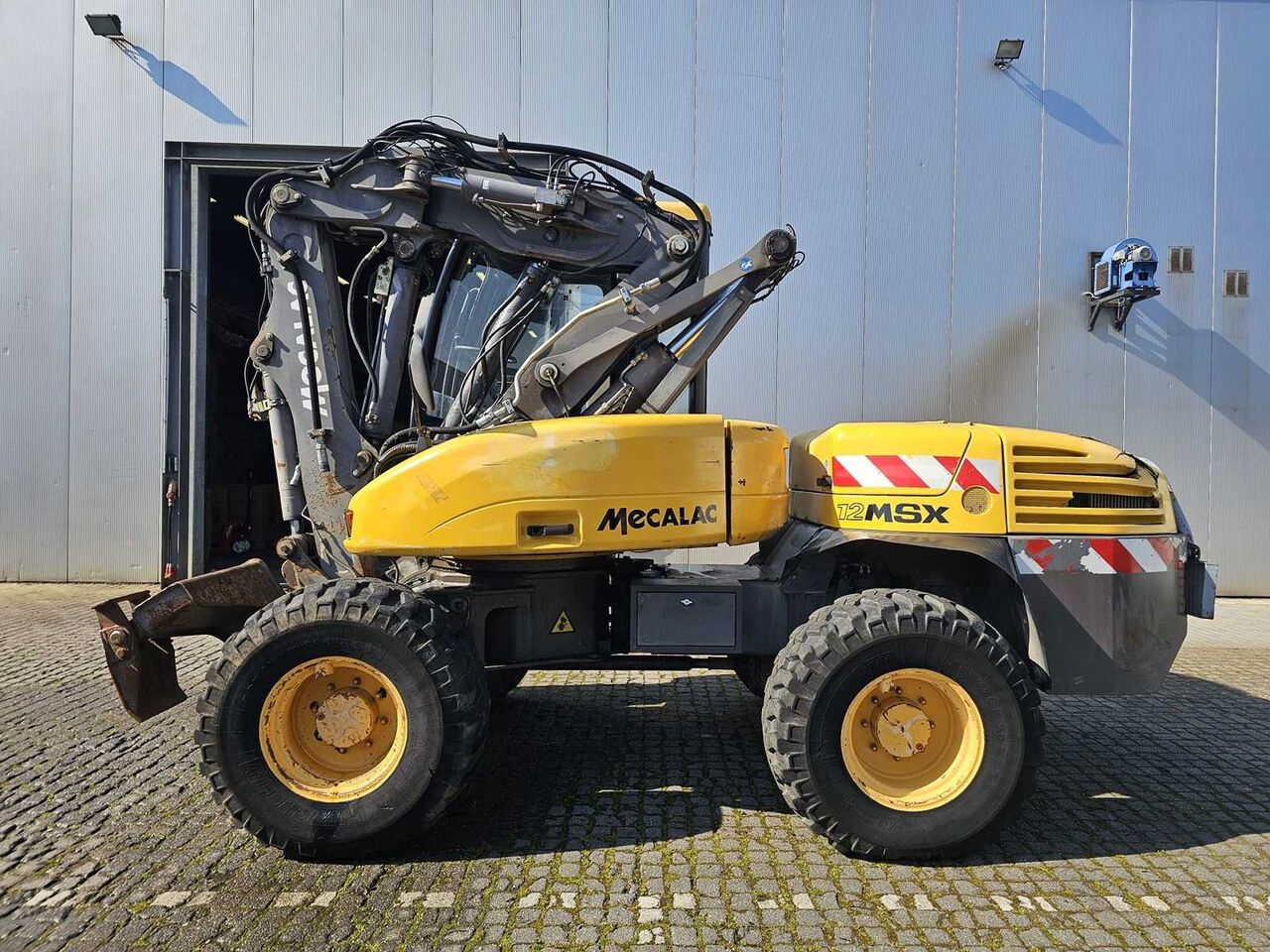 MECALAC - 12MSX - INCL. BUCKETS + PALLET FORKS - MOBILE CRANE - Retroexcavadora: foto 3 MECALAC - 12MSX - INCL. BUCKETS + PALLET FORKS - MOBILE CRANE - Retroexcavadora: foto 3