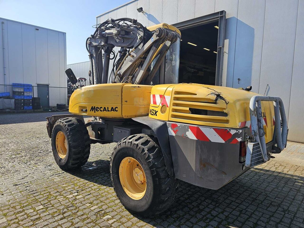 MECALAC - 12MSX - INCL. BUCKETS + PALLET FORKS - MOBILE CRANE - Retroexcavadora: foto 5 MECALAC - 12MSX - INCL. BUCKETS + PALLET FORKS - MOBILE CRANE - Retroexcavadora: foto 5
