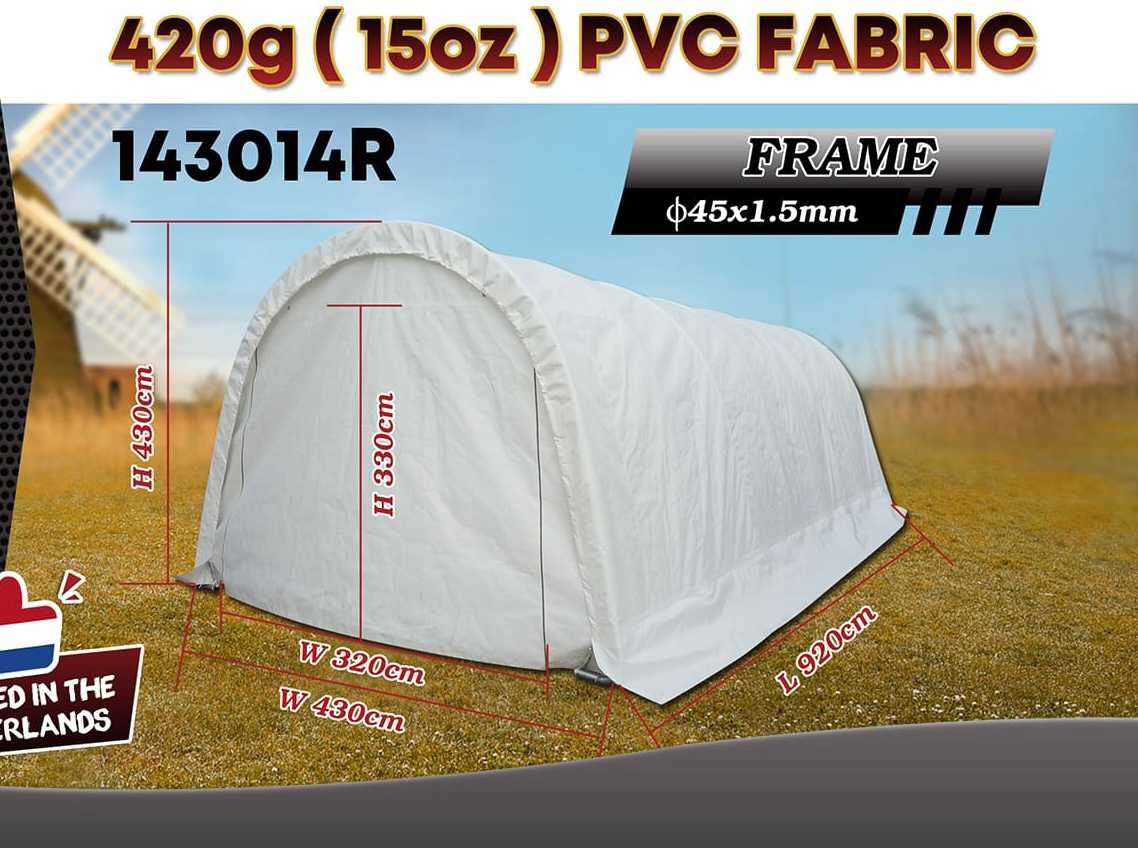Rhino-Cross-Shelter 143014R - 9,2x4,3x4,3 m - Tanque de almacenamiento: foto 2 Rhino-Cross-Shelter 143014R - 9,2x4,3x4,3 m - Tanque de almacenamiento: foto 2