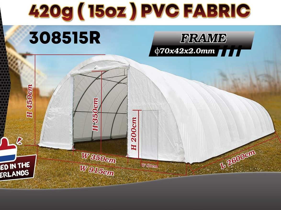 Rhino-Cross-Shelter 308515R - 26x9,15x4,5 m - Tanque de almacenamiento: foto 2 Rhino-Cross-Shelter 308515R - 26x9,15x4,5 m - Tanque de almacenamiento: foto 2