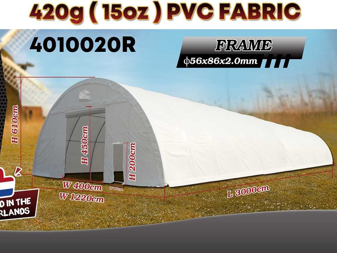 Rhino-Cross-Shelter 4010020R 30x12,2x6,1 m - Tanque de almacenamiento: foto 2 Rhino-Cross-Shelter 4010020R 30x12,2x6,1 m - Tanque de almacenamiento: foto 2