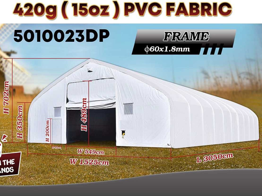 Rhino-Cross-Shelter 5010023DP - 30,5x15,25x7,015 m - Tanque de almacenamiento: foto 2 Rhino-Cross-Shelter 5010023DP - 30,5x15,25x7,015 m - Tanque de almacenamiento: foto 2