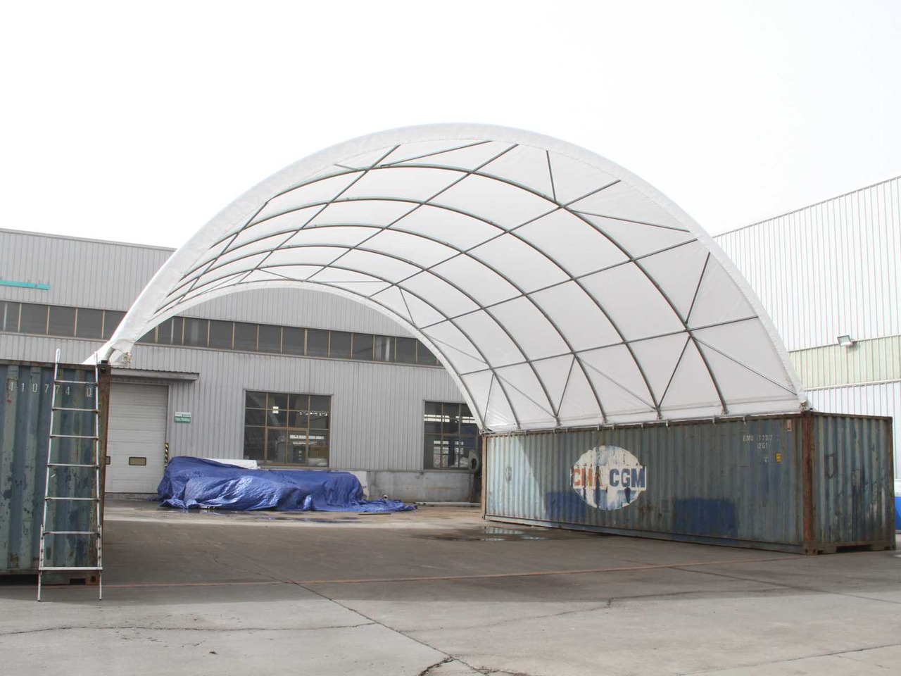 Rhino-Cross-Shelter C3340 - 12x10x3,6 m - Tanque de almacenamiento: foto 1 Rhino-Cross-Shelter C3340 - 12x10x3,6 m - Tanque de almacenamiento: foto 1