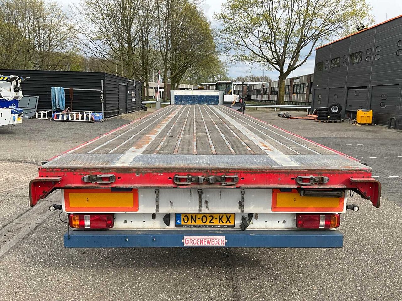 2014 GROENEWEGEN DRO1427 OPEN TRAILER ON-02-KX - Semirremolque: foto 4 2014 GROENEWEGEN DRO1427 OPEN TRAILER ON-02-KX - Semirremolque: foto 4