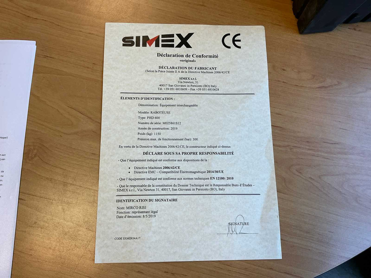 Fresadora en frío Simex PHD600: foto 19