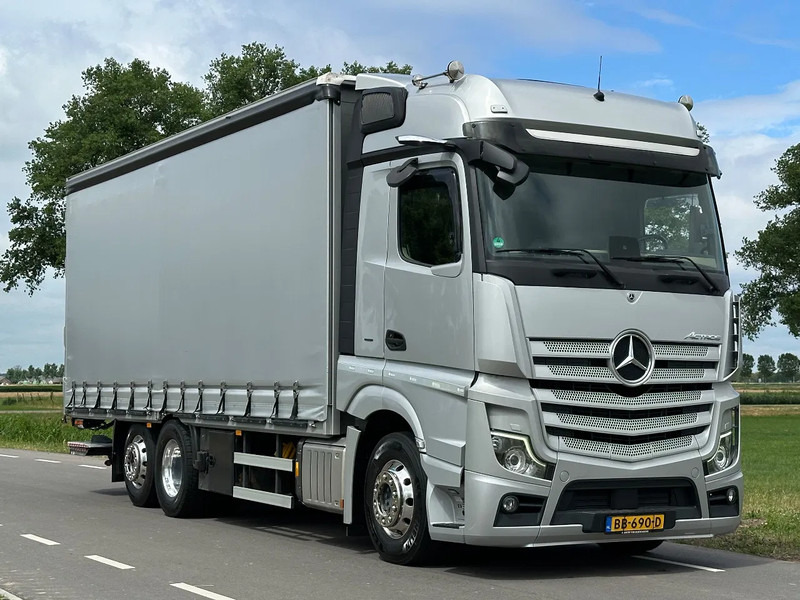 Mercedes-Benz Actros ACTROS 2545LL EURO6. 2021. Schuifzeil Bakwagen met Laadklep. - Camión lona: foto 2 Mercedes-Benz Actros ACTROS 2545LL EURO6. 2021. Schuifzeil Bakwagen met Laadklep. - Camión lona: foto 2