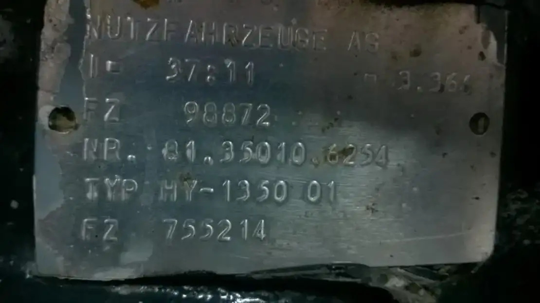 MAN Differentieel HY 1350-01 - Eje posterior para Camión: foto 1 MAN Differentieel HY 1350-01 - Eje posterior para Camión: foto 1