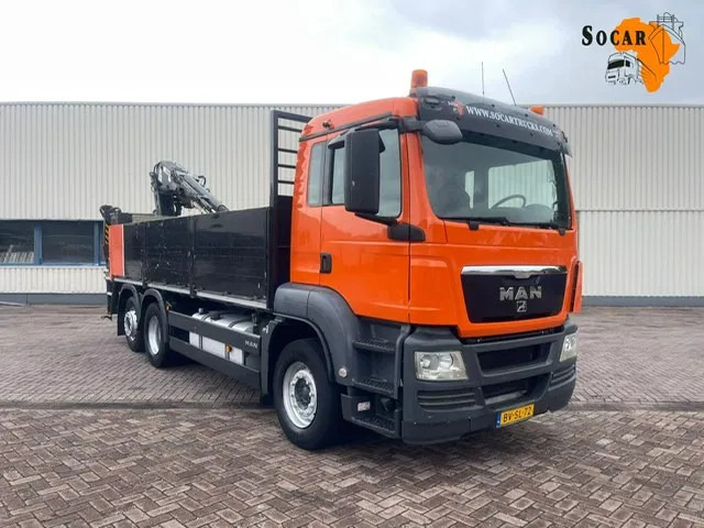 MAN TGS 26.320 6x2 Euro 5 met verrijdbare 14.000 R2 Kennis kraan '2008' met stempels - Camión grúa: foto 1 MAN TGS 26.320 6x2 Euro 5 met verrijdbare 14.000 R2 Kennis kraan '2008' met stempels - Camión grúa: foto 1