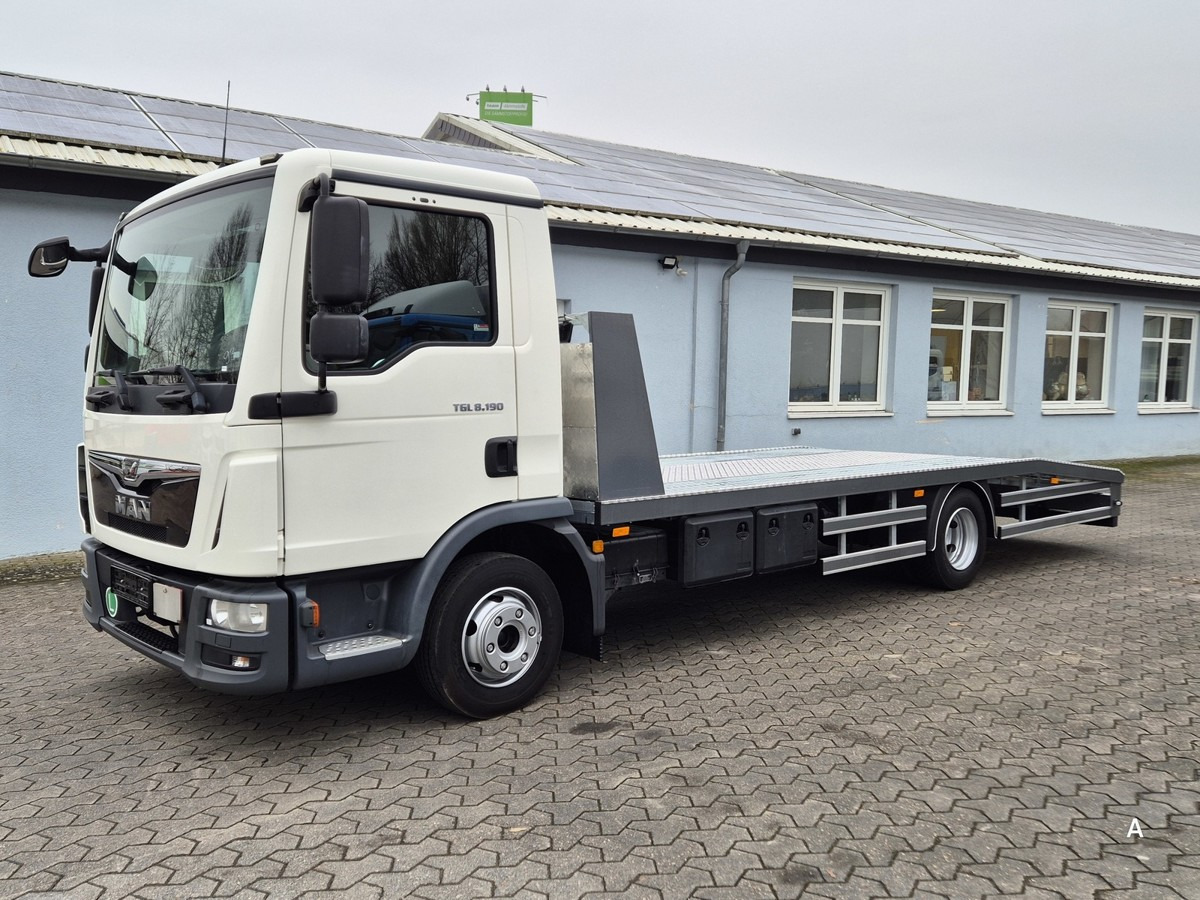 MAN TGL 8.190 BL Autotransporter 78tkm GG8.5t - Portavehículos camión: foto 1 MAN TGL 8.190 BL Autotransporter 78tkm GG8.5t - Portavehículos camión: foto 1