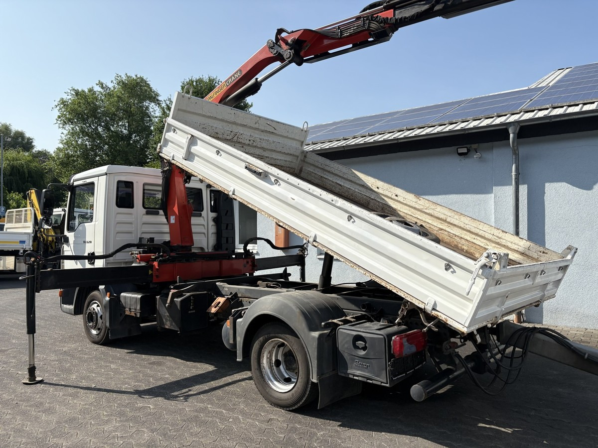 MAN TGL 8.210 Meiller Dreiseitenkipper mit Ladekran - Volquete furgoneta: foto 2 MAN TGL 8.210 Meiller Dreiseitenkipper mit Ladekran - Volquete furgoneta: foto 2