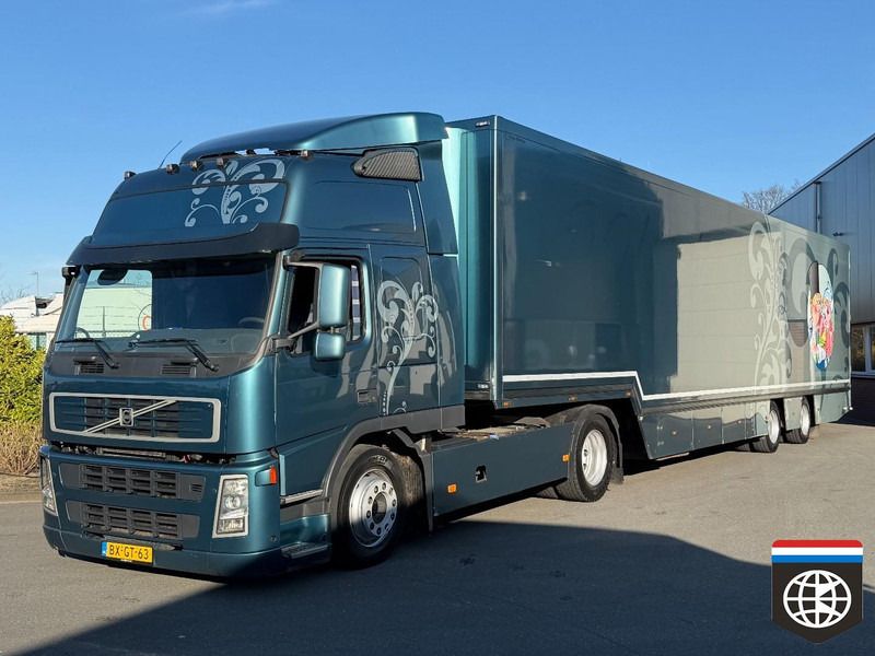 Volvo FM 370 4X2 + DRACO FLOWERTRAILER - TRS - FULL AIR - RACING / FLOWERS - Cabeza tractora: foto 1 Volvo FM 370 4X2 + DRACO FLOWERTRAILER - TRS - FULL AIR - RACING / FLOWERS - Cabeza tractora: foto 1
