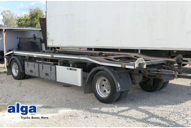 HKM G 18 ZL 5,0, Außenroller 5 bis 7m, Luftfederun - Portacontenedore/ Intercambiable remolque: foto 1 HKM G 18 ZL 5,0, Außenroller 5 bis 7m, Luftfederun - Portacontenedore/ Intercambiable remolque: foto 1