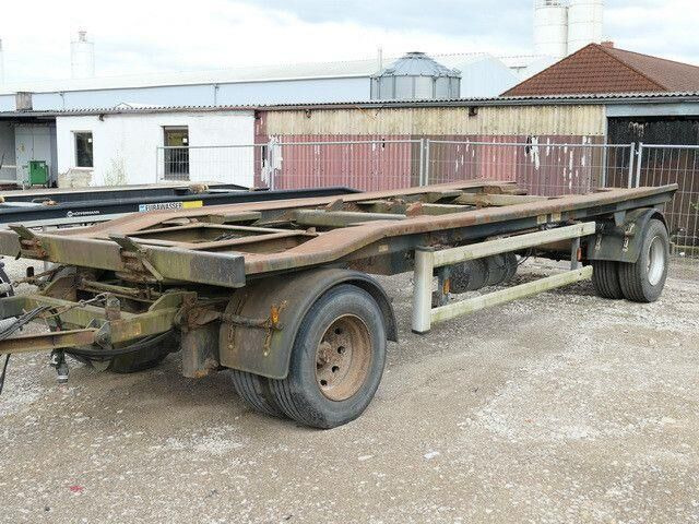 Huffermann HKA 18.70, Außenroller, Zwillingsreifen, BPW - Portacontenedore/ Intercambiable remolque: foto 2 Huffermann HKA 18.70, Außenroller, Zwillingsreifen, BPW - Portacontenedore/ Intercambiable remolque: foto 2